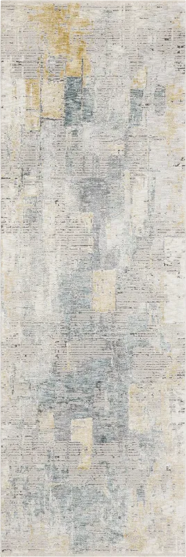 Nydaine Blue 2'6 x 7'6 Runner Rug