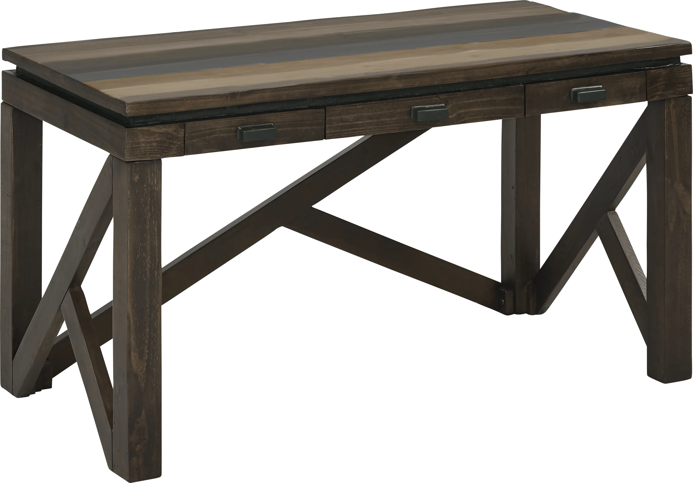 Westover Hills Brown Writing Desk - Thumbnail - Image 1