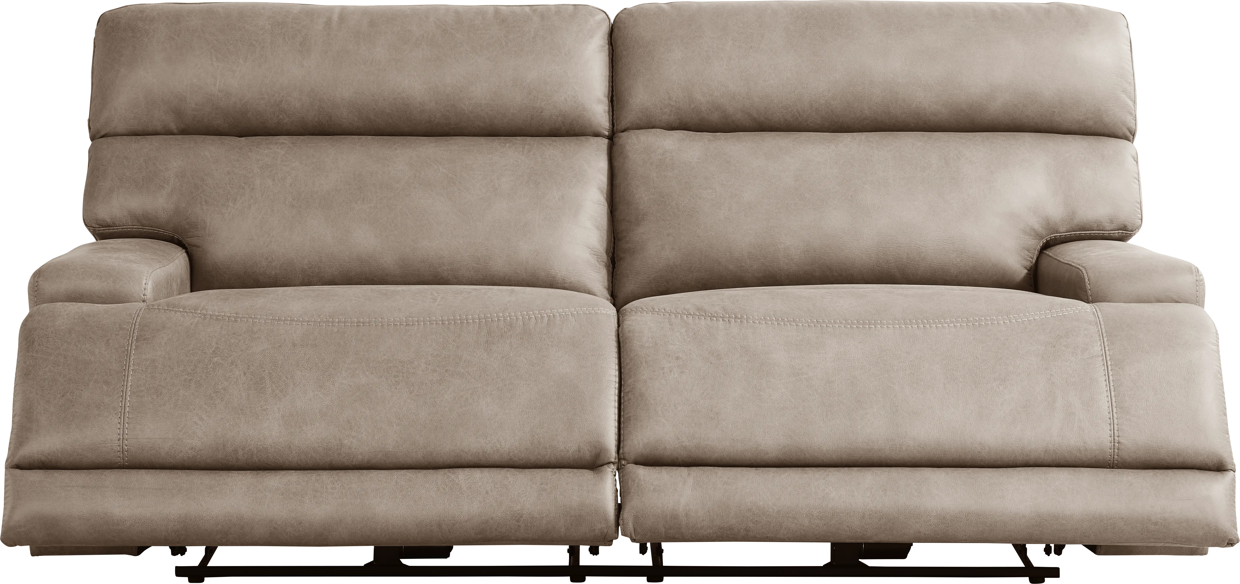 Hamilton Mushroom Dual Power Reclining Sofa - Thumbnail - Image 1