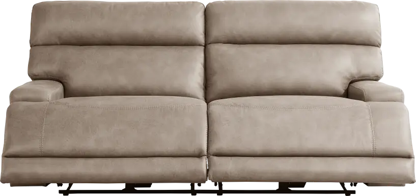 Hamilton Mushroom Dual Power Reclining Sofa