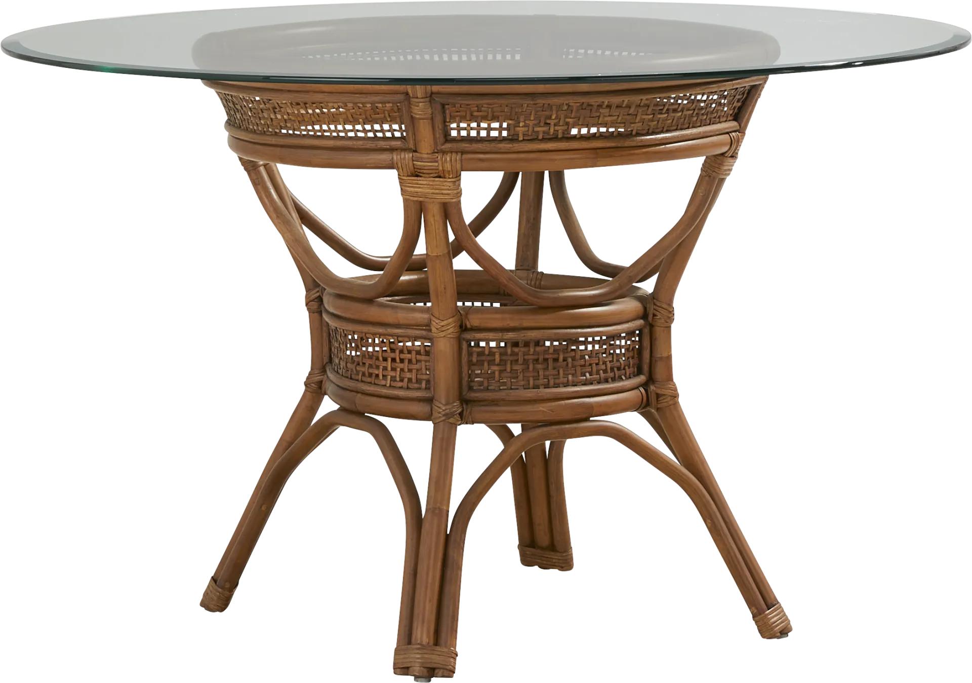 Isla Bay Brown Round Dining Table - Image 2