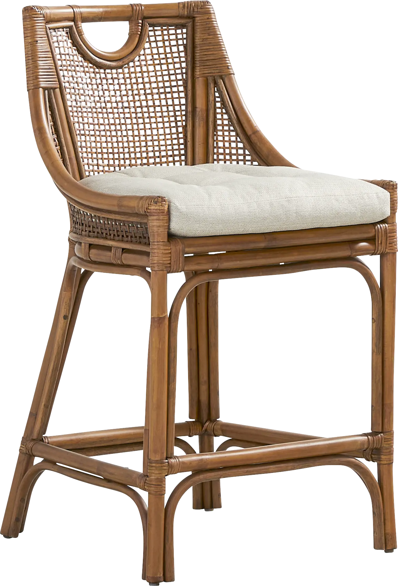 Isla Bay Brown Counter Height Stool