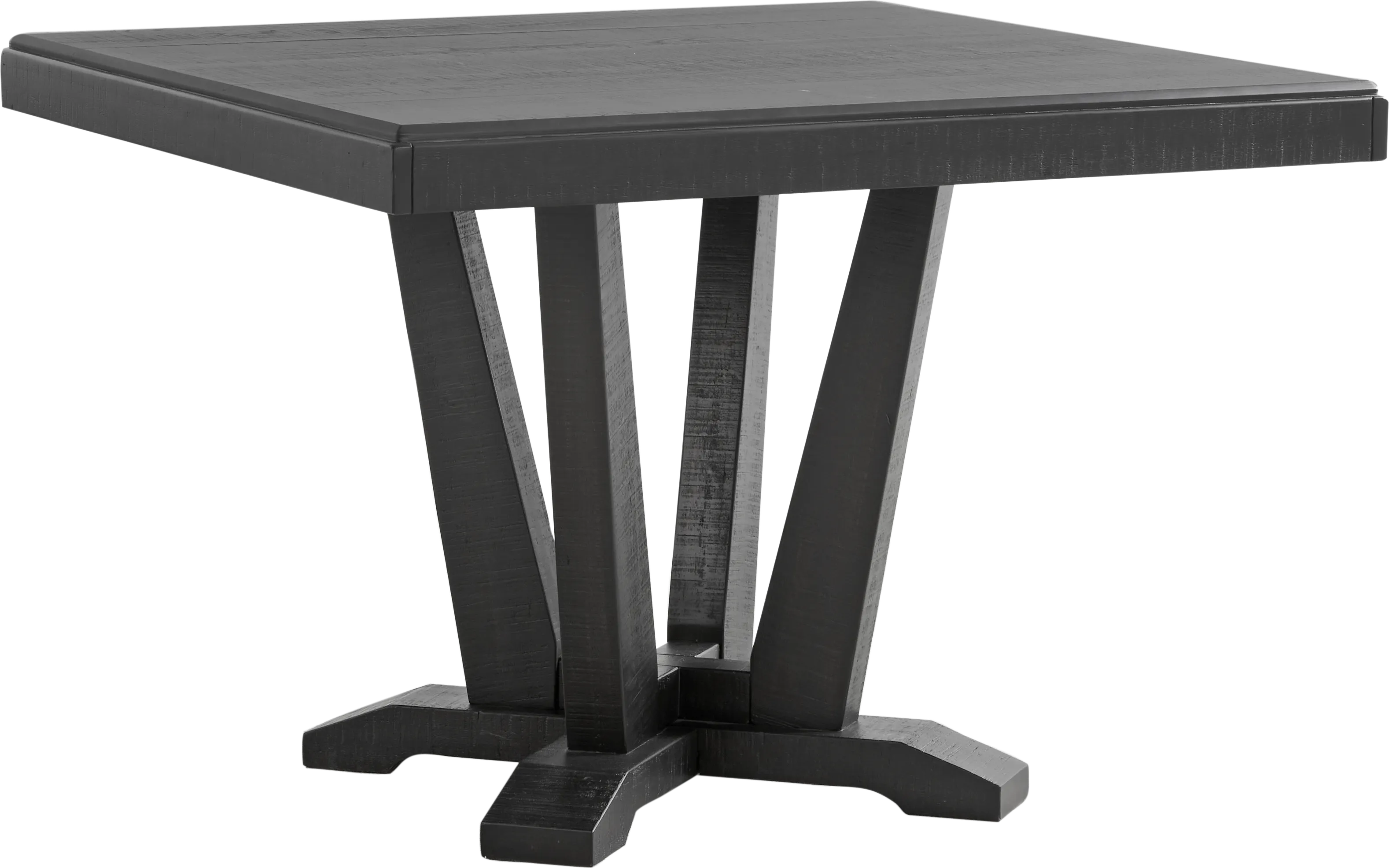 Hill Creek Black Square Dining Table - Thumbnail - Image 1