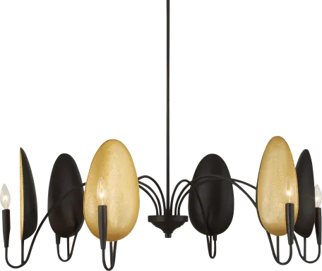 Lushian Black Chandelier