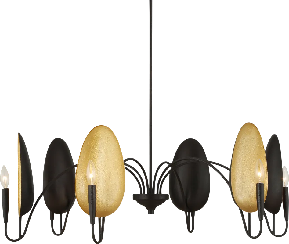 Lushian Black Chandelier