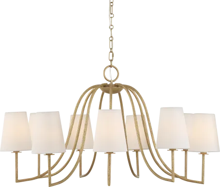 Tatum Brass Chandelier