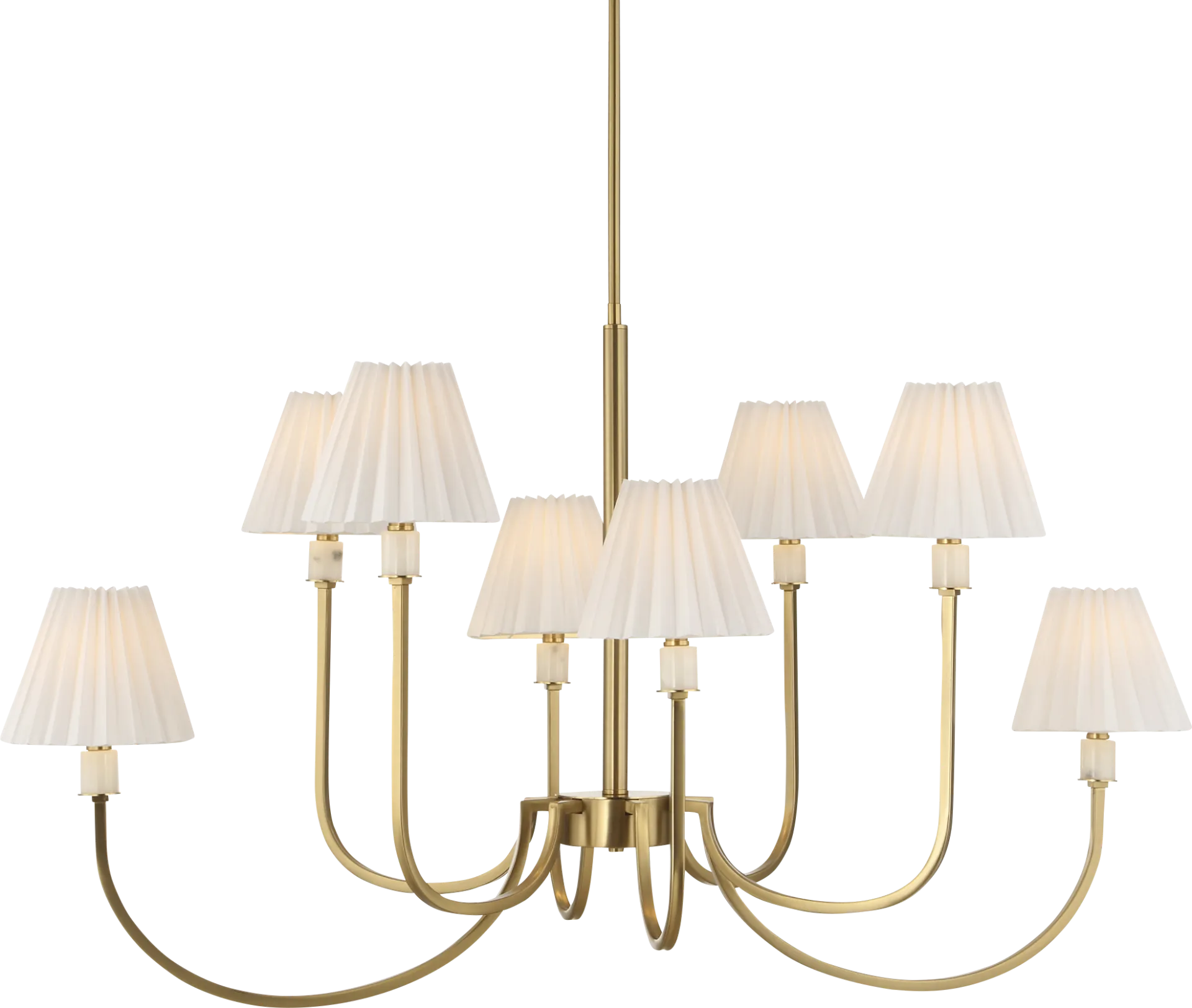 Leeroye Brass Chandelier - Image 1