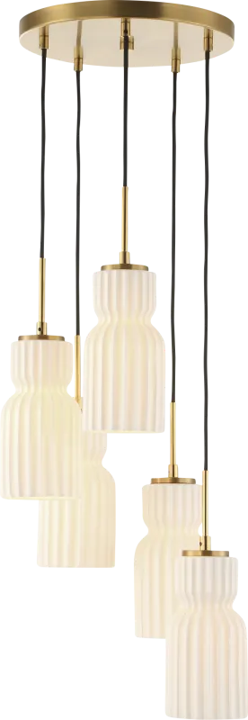 Alaysia Brass Chandelier