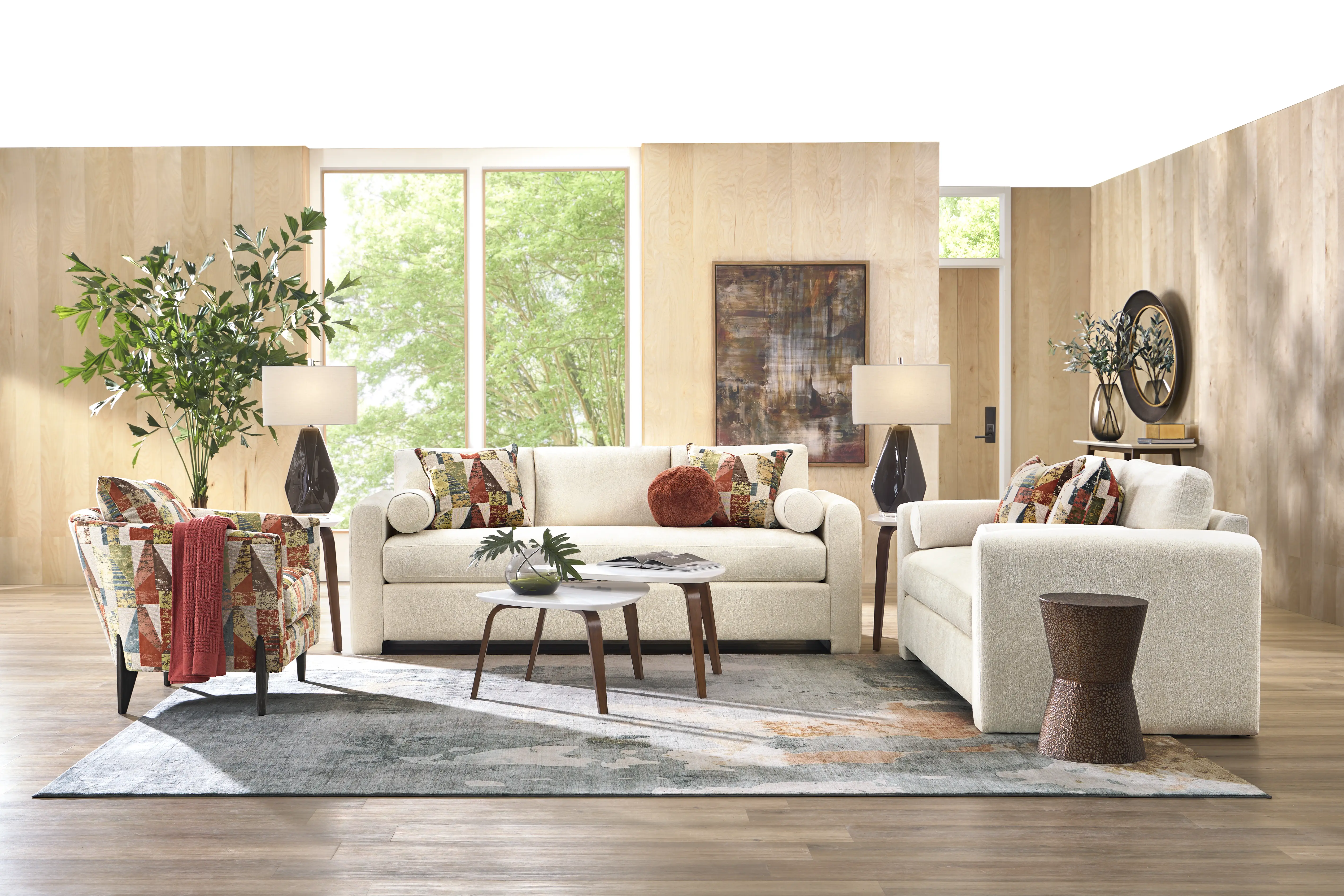 Avara Ivory Loveseat - Thumbnail - Image 2