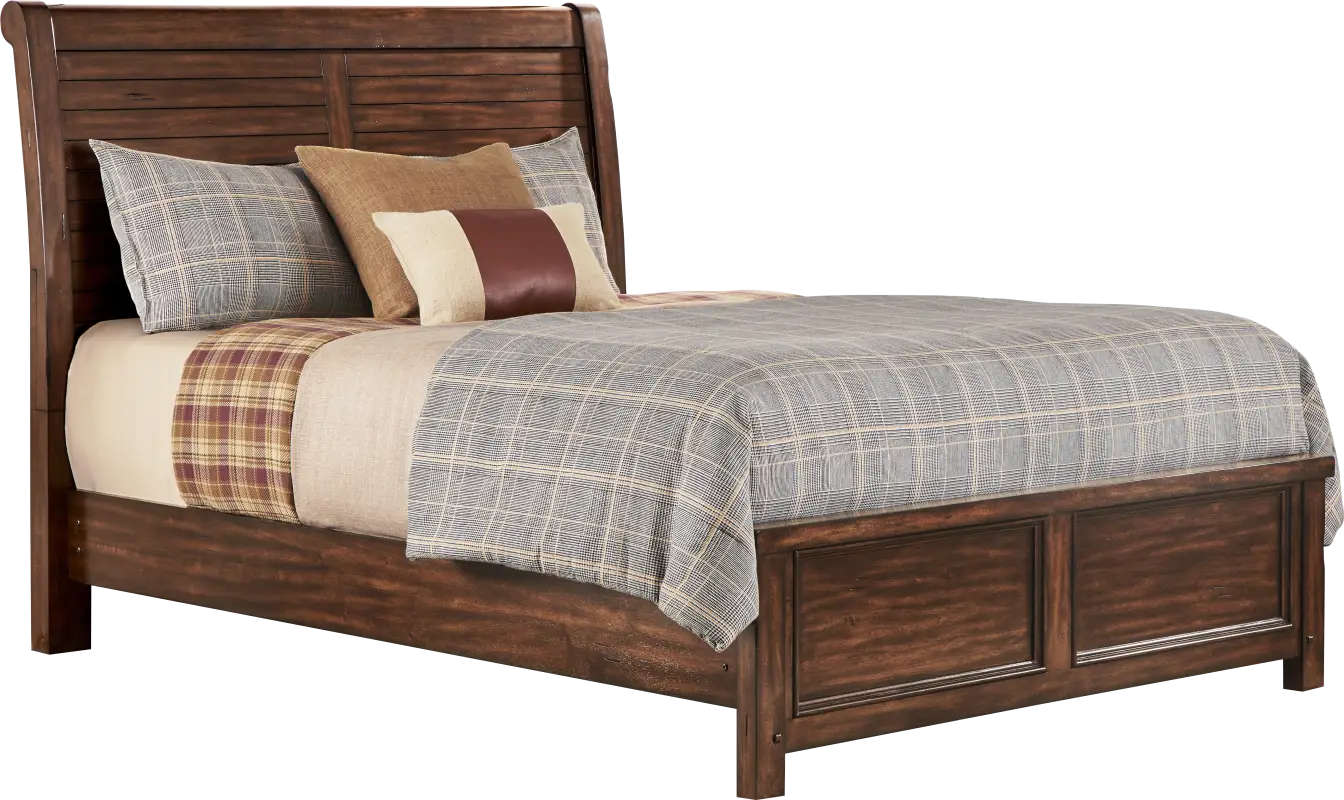 Emberton Dark Brown 3 Pc Queen Sleigh Bed