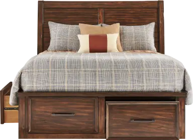 3 pc queen storage bed