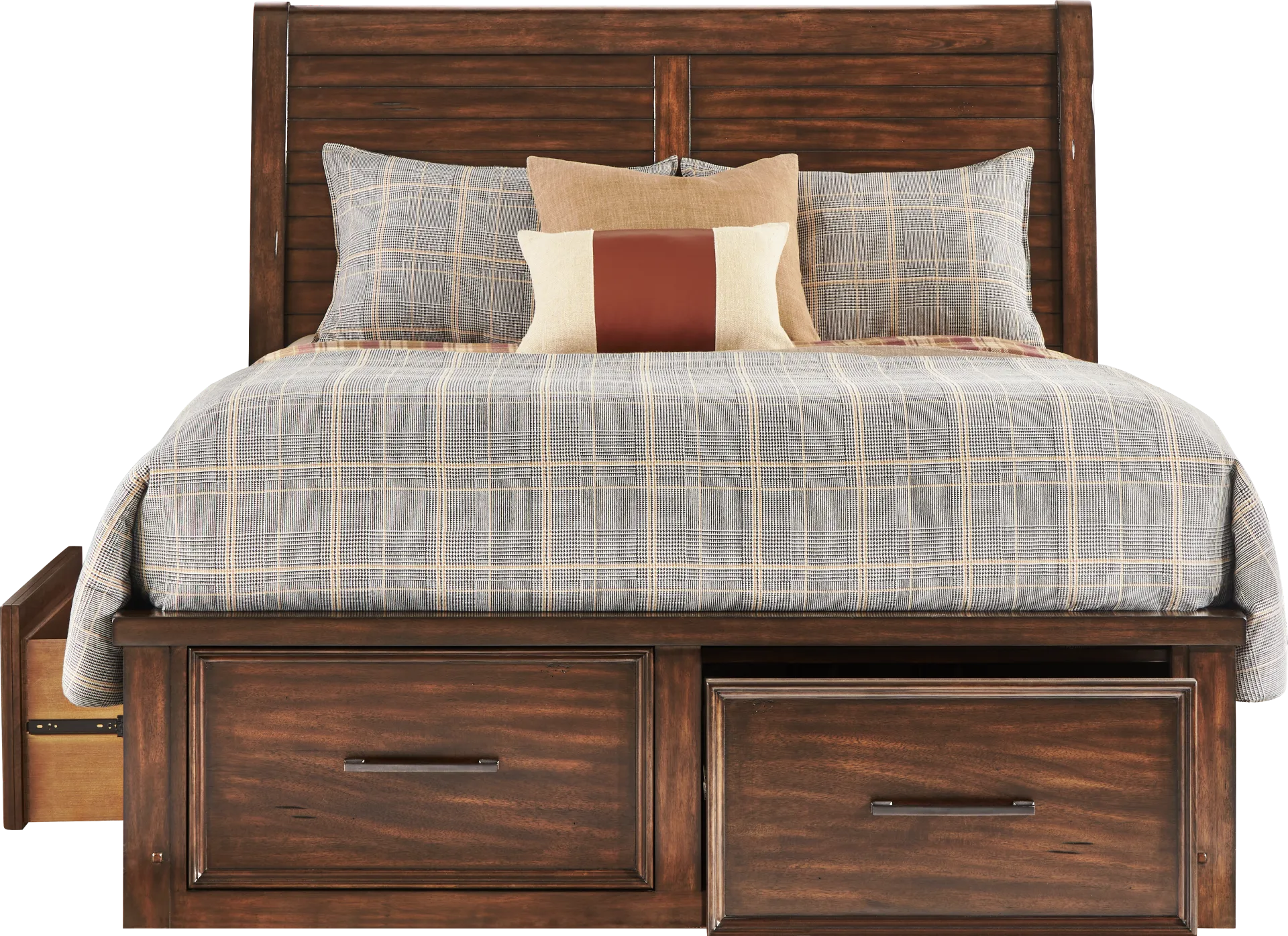 Emberton Dark Brown 7 Pc Queen Storage Bedroom - Image 2