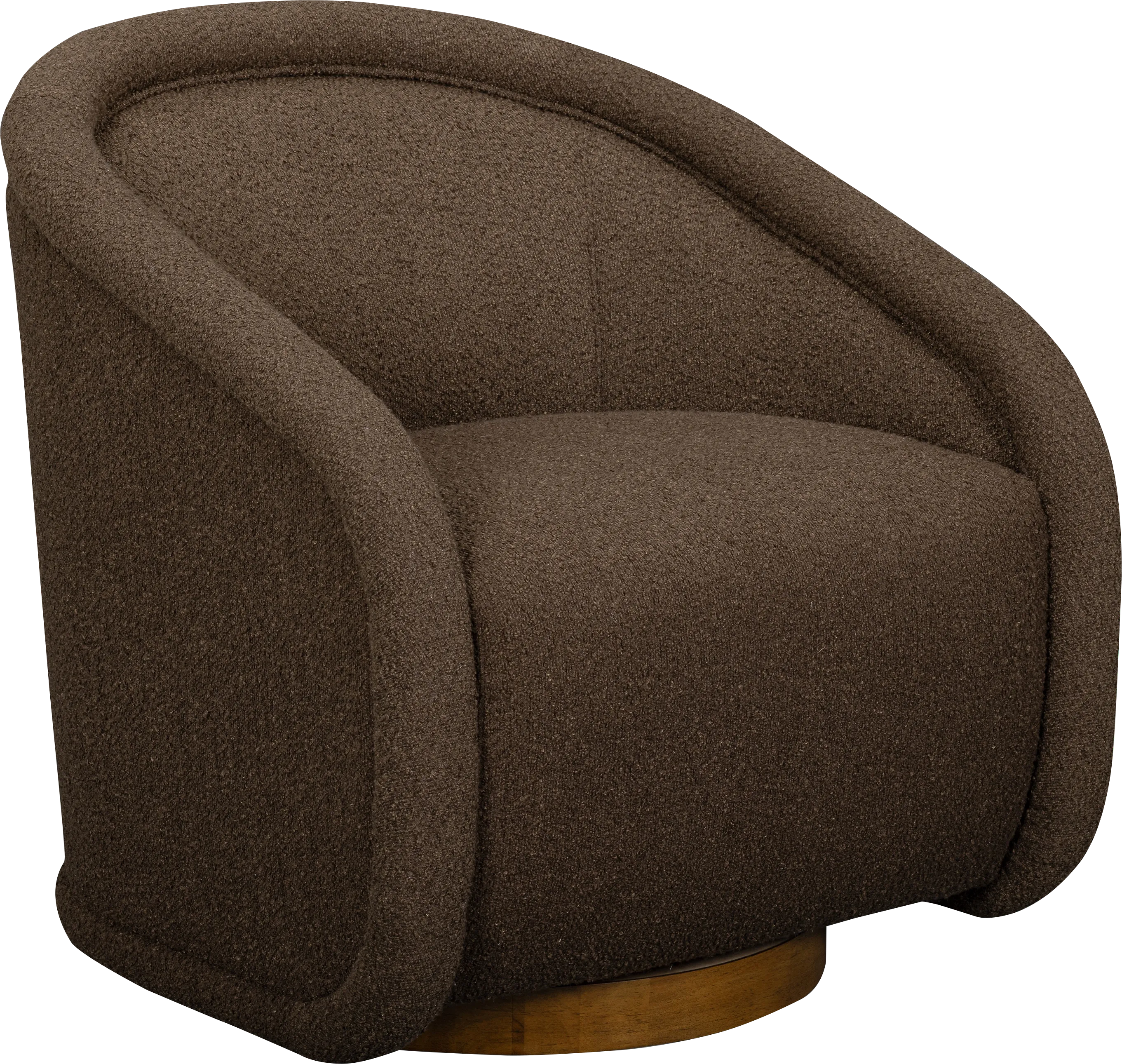 Rory Brown Swivel Chair - Thumbnail - Image 1