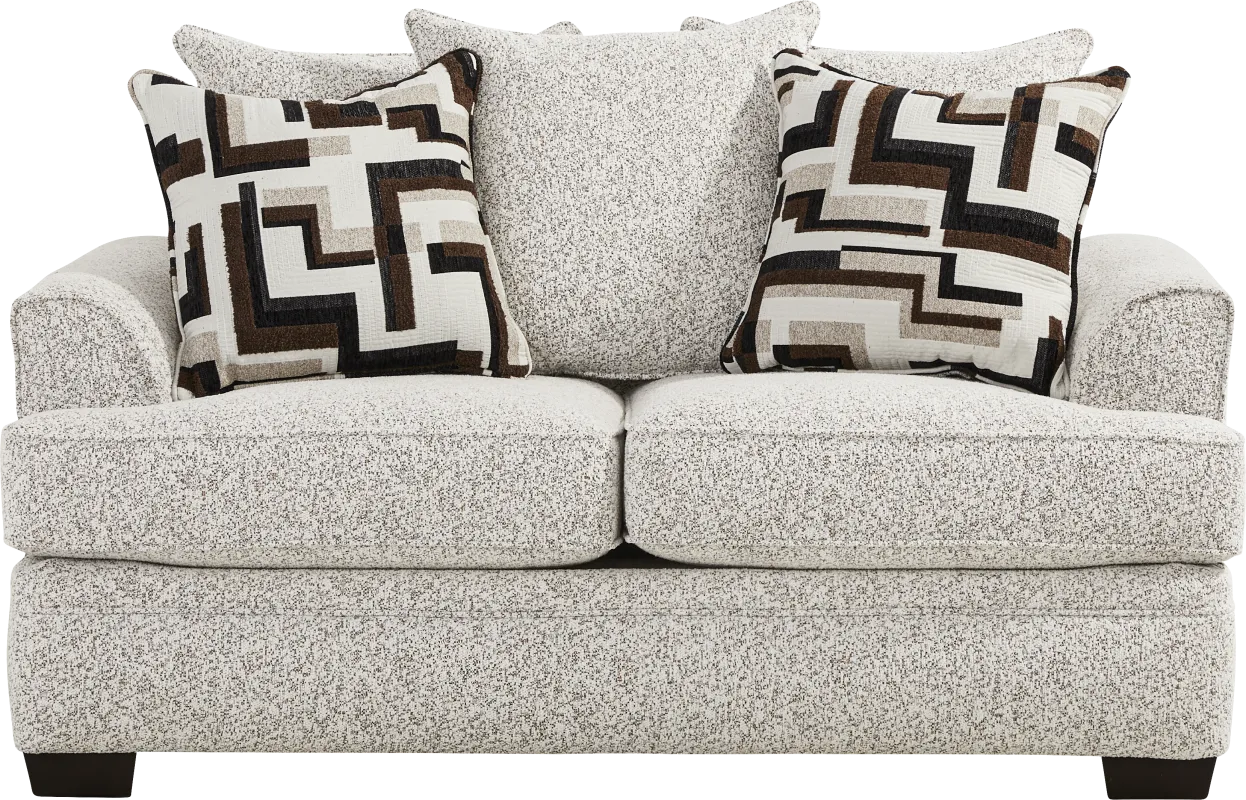 Lincoln Park Off-White Loveseat