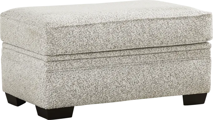 Lincoln Park Off-White Storage Cocktail Ottoman