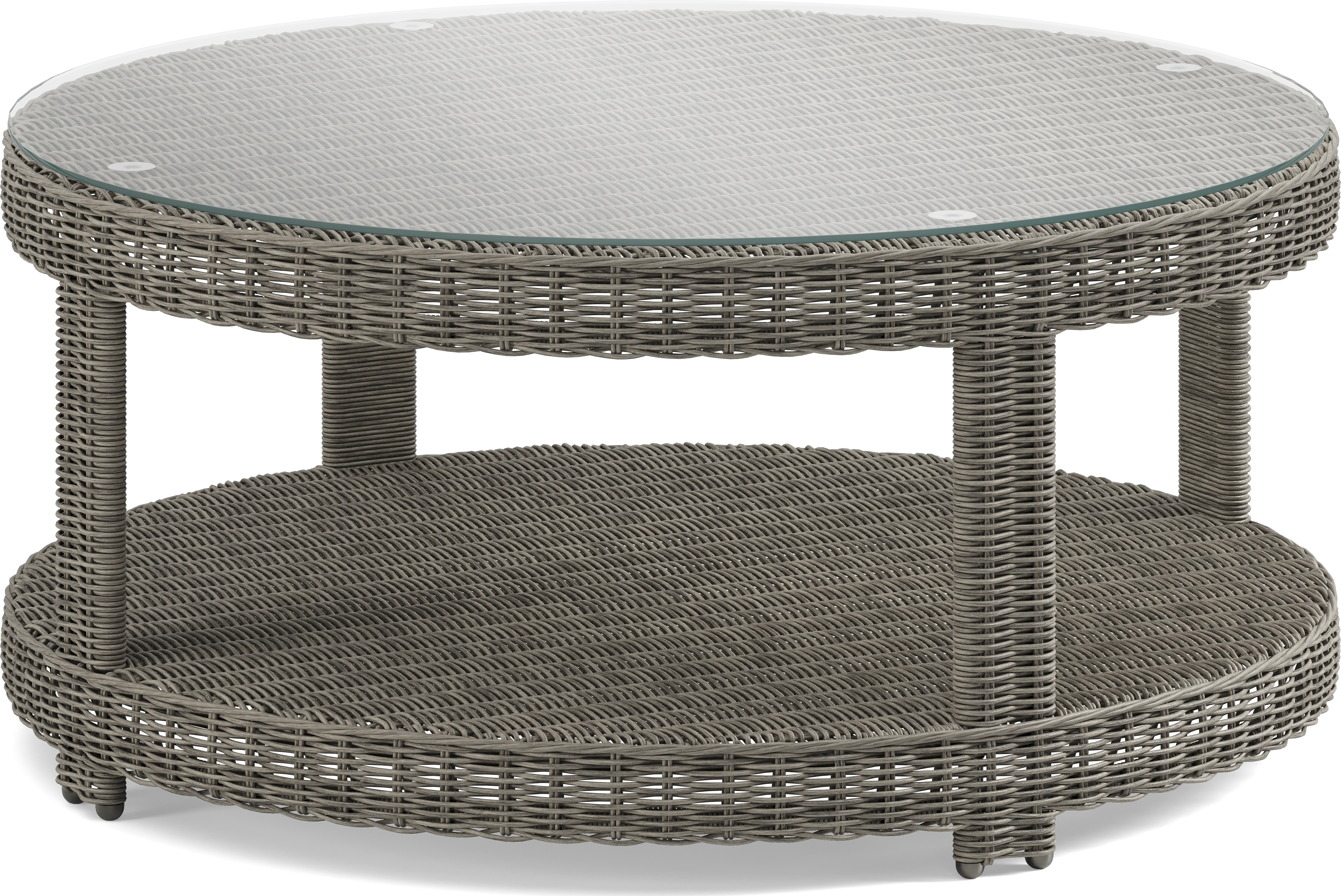 Forest Hills Gray Outdoor Cocktail Table - Thumbnail - Image 1