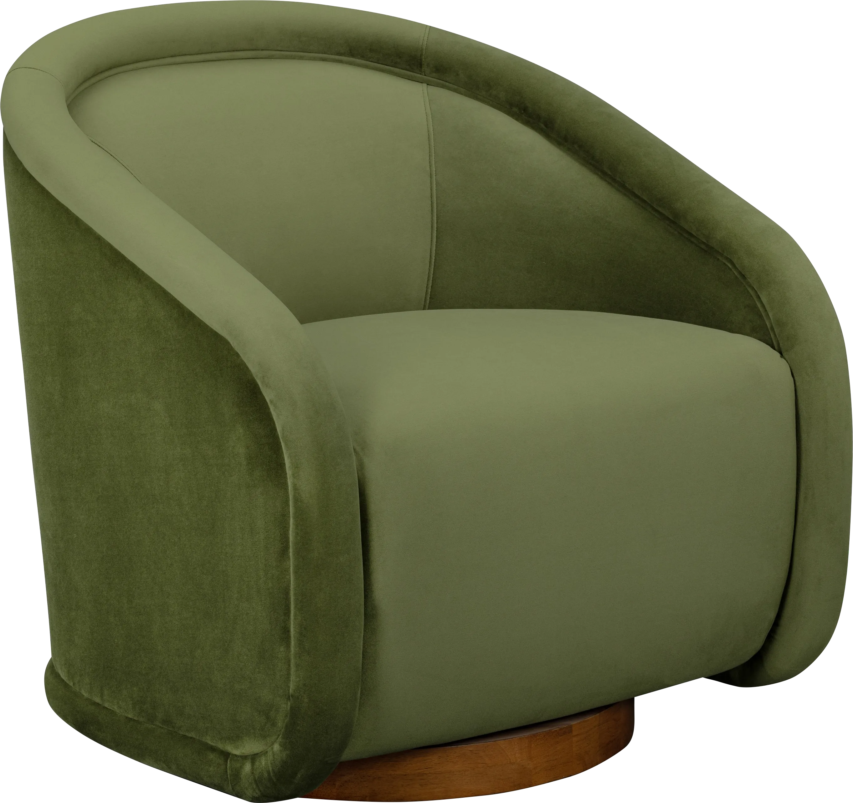 Rory Green Swivel Chair - Thumbnail - Image 1