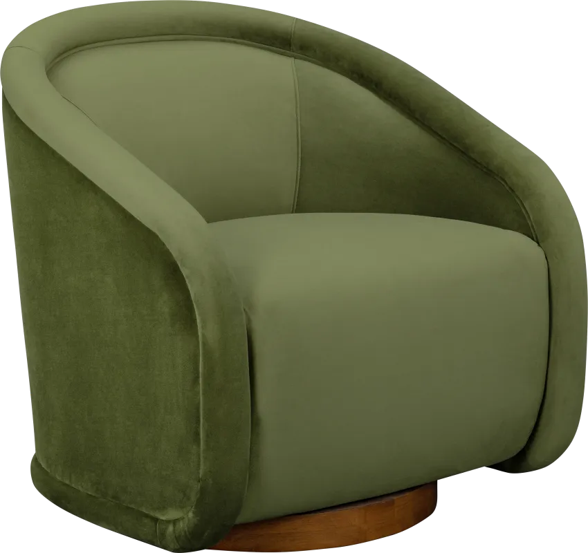 Rory Green Swivel Chair
