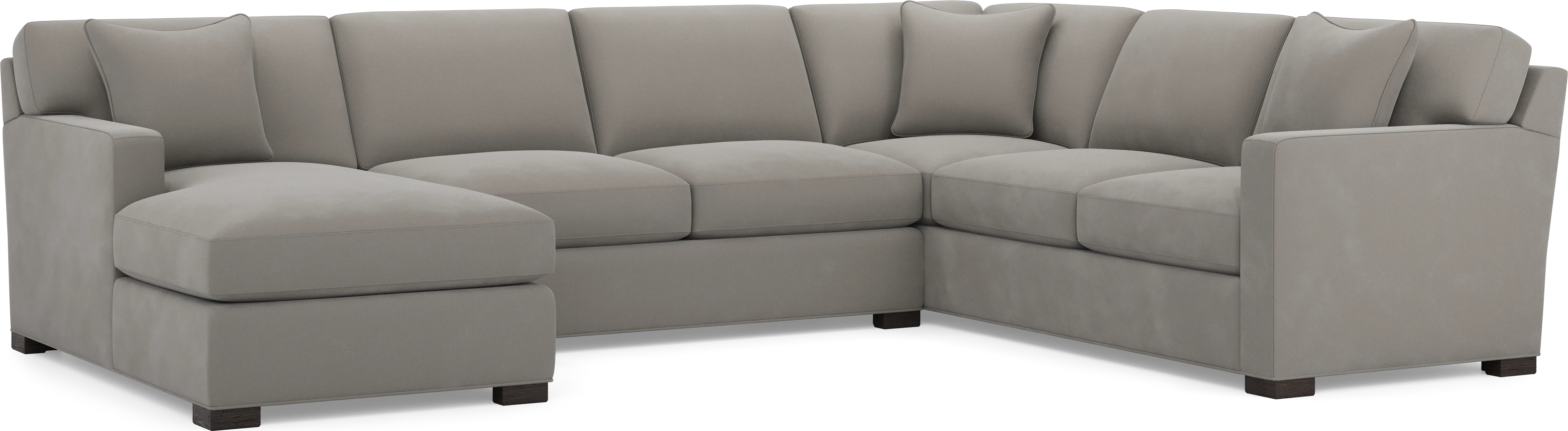 Harmonie Steel 3 Pc Gel Foam Sleeper Sectional - Thumbnail - Image 1