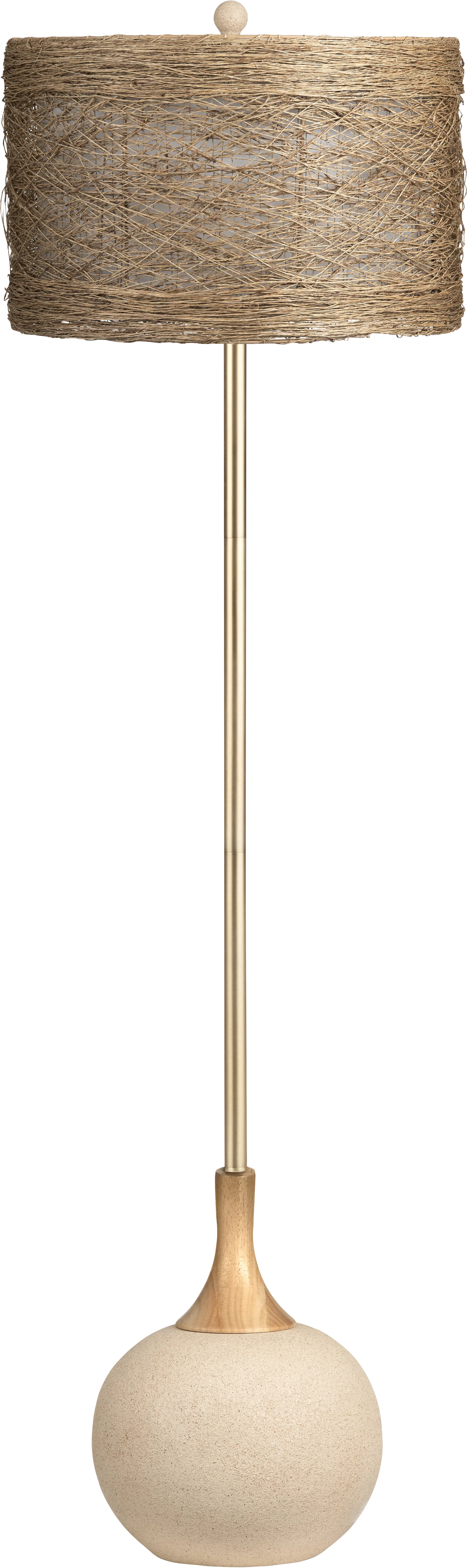 Inogoa Tan Floor Lamp - Thumbnail - Image 1