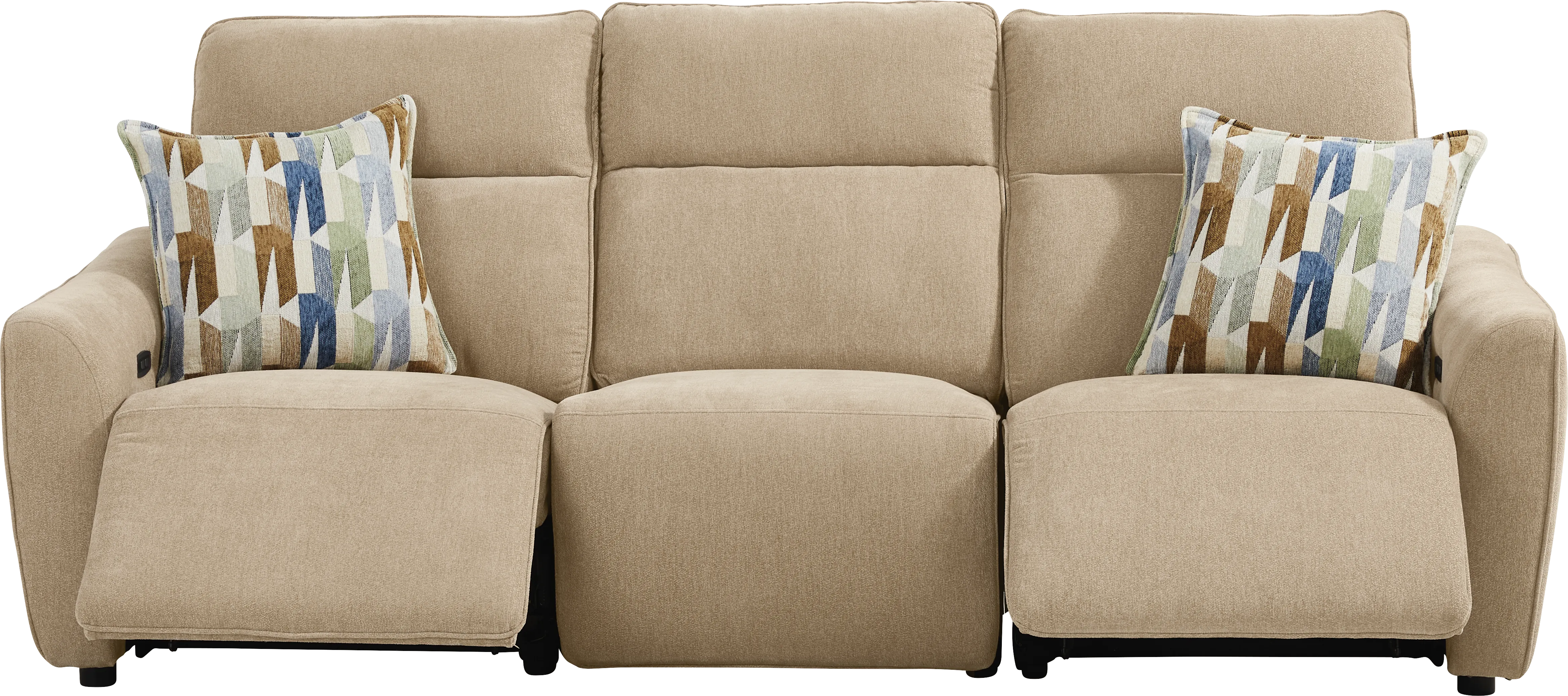 Tremont Sand 3 Pc Power Reclining Sofa - Thumbnail - Image 1