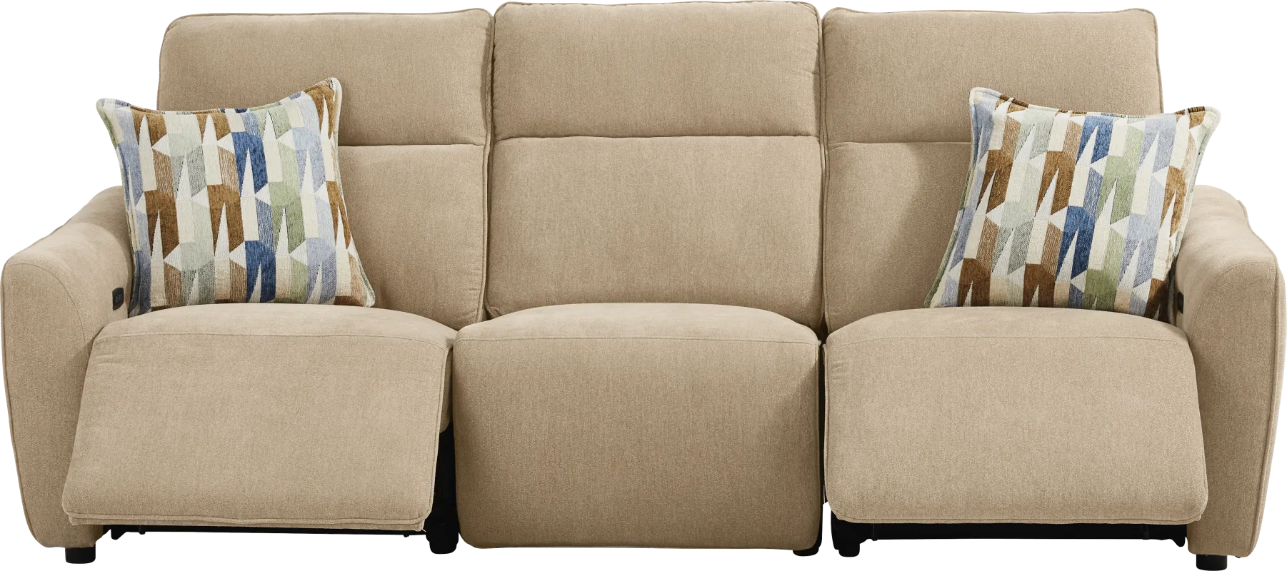 Tremont Sand 3 Pc Power Reclining Sofa