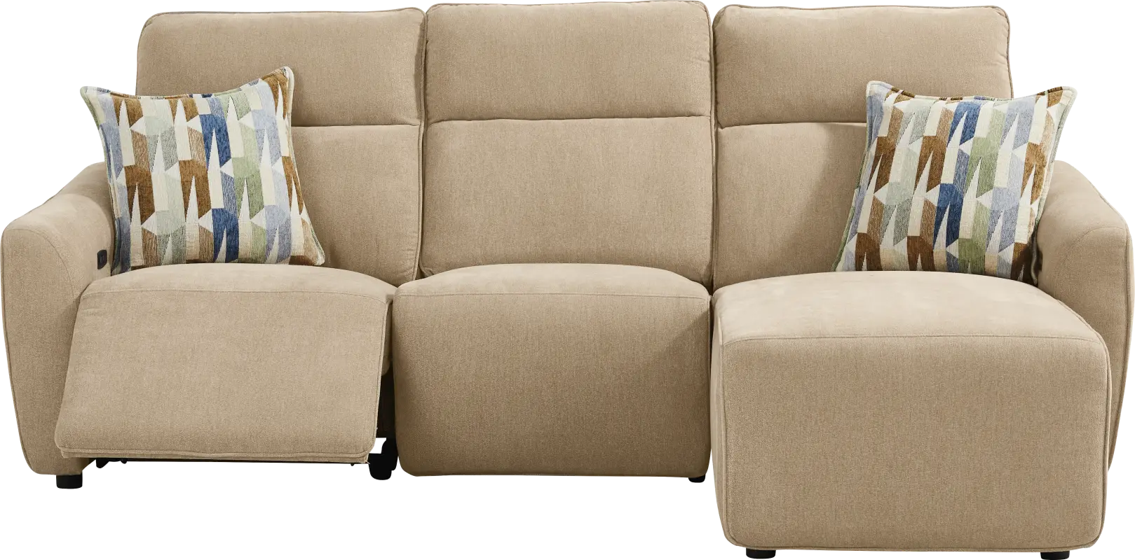 3 pc power reclining raf sectional
