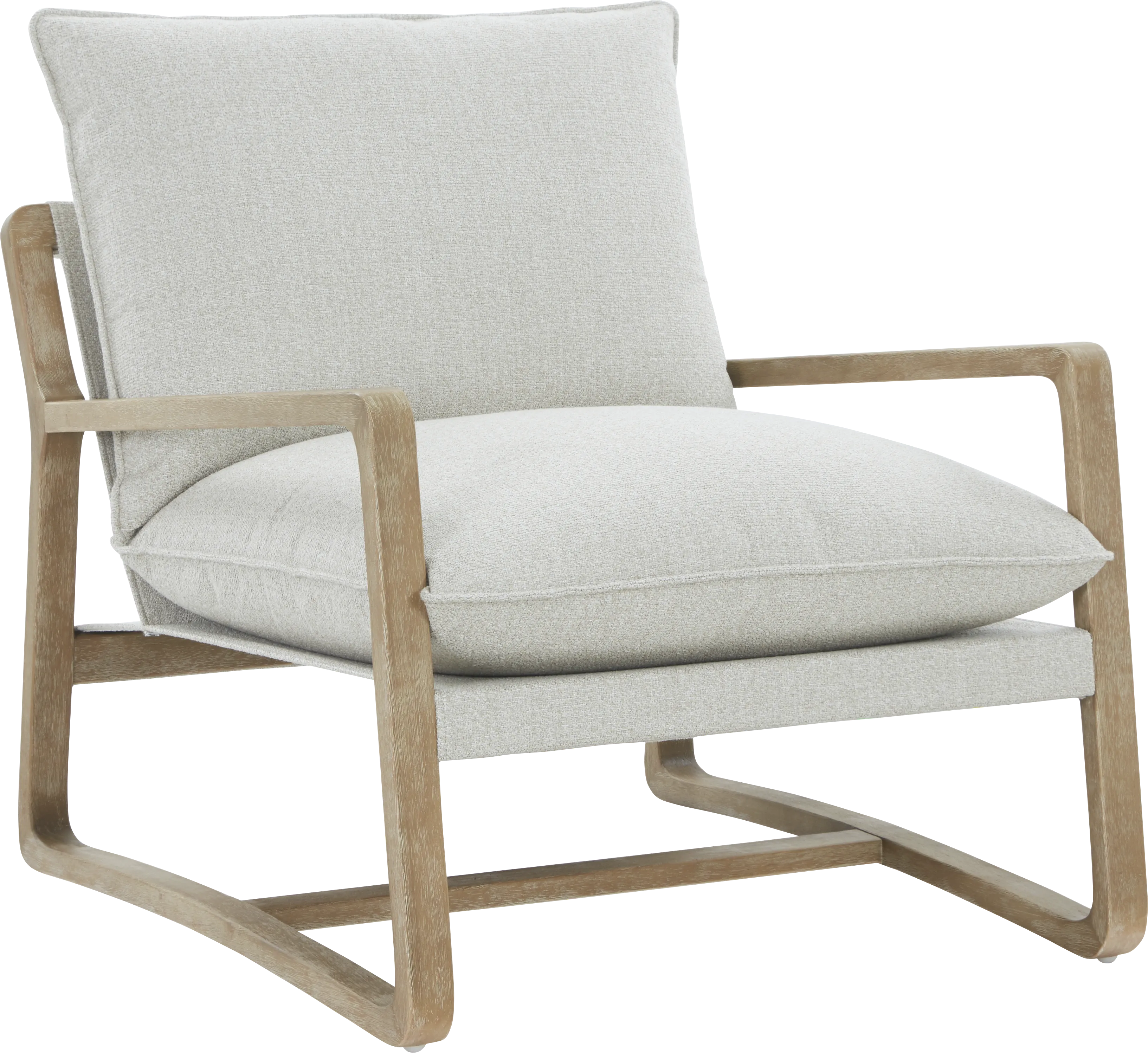 Gunnar Ivory Accent Chair - Thumbnail - Image 1