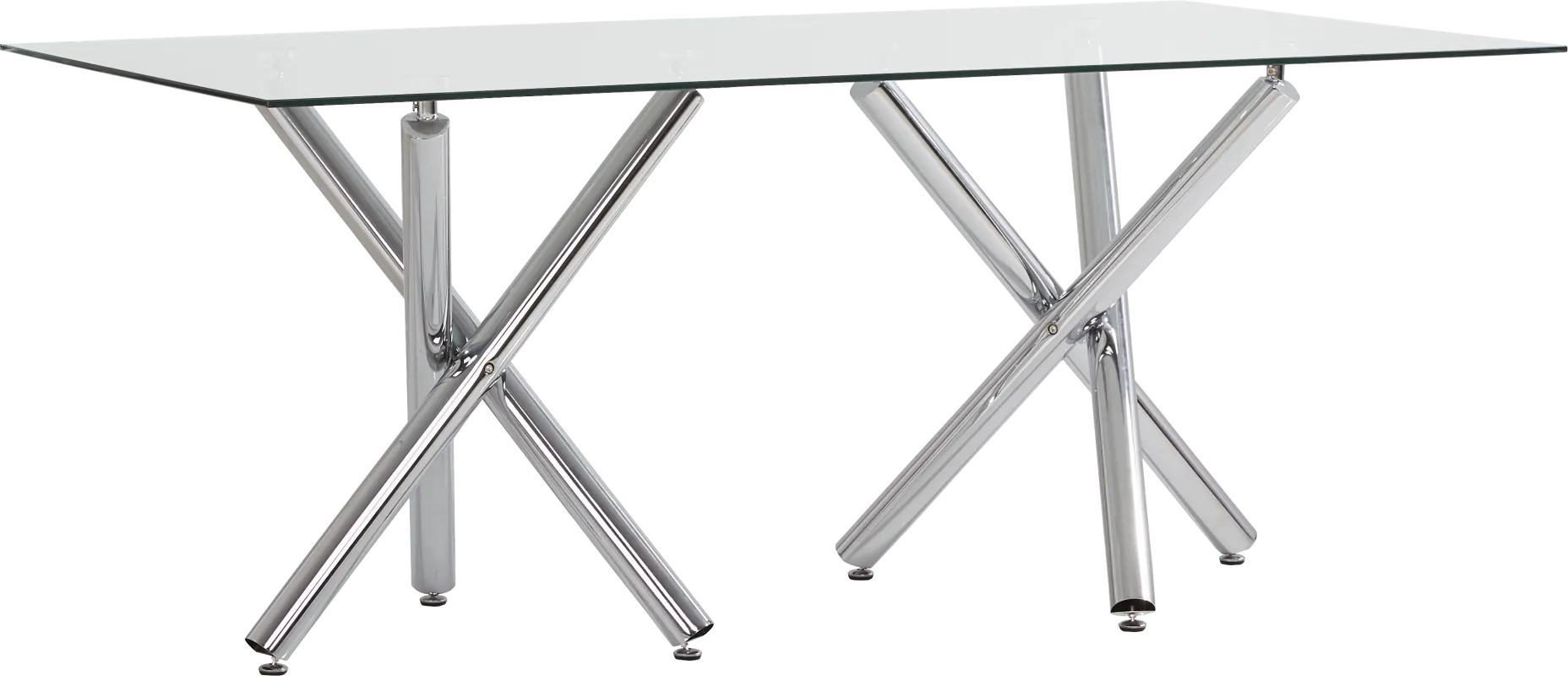 Bastone Silver Dining Table