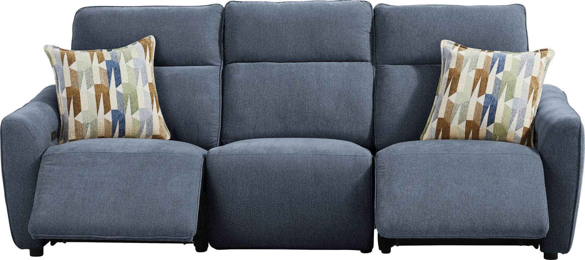 Tremont Indigo 3 Pc Power Reclining Sofa - Image 1