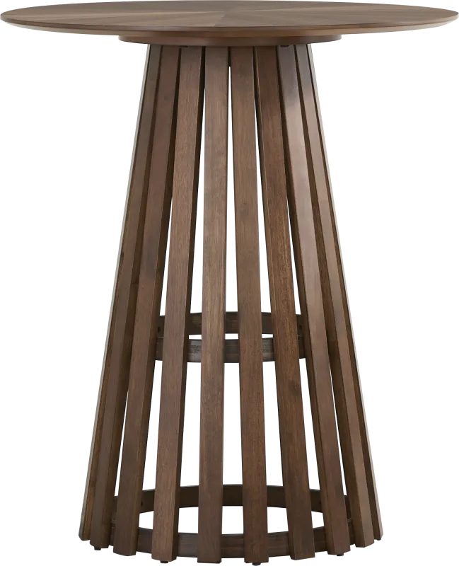 Madrid Walnut Round Counter Height Dining Table