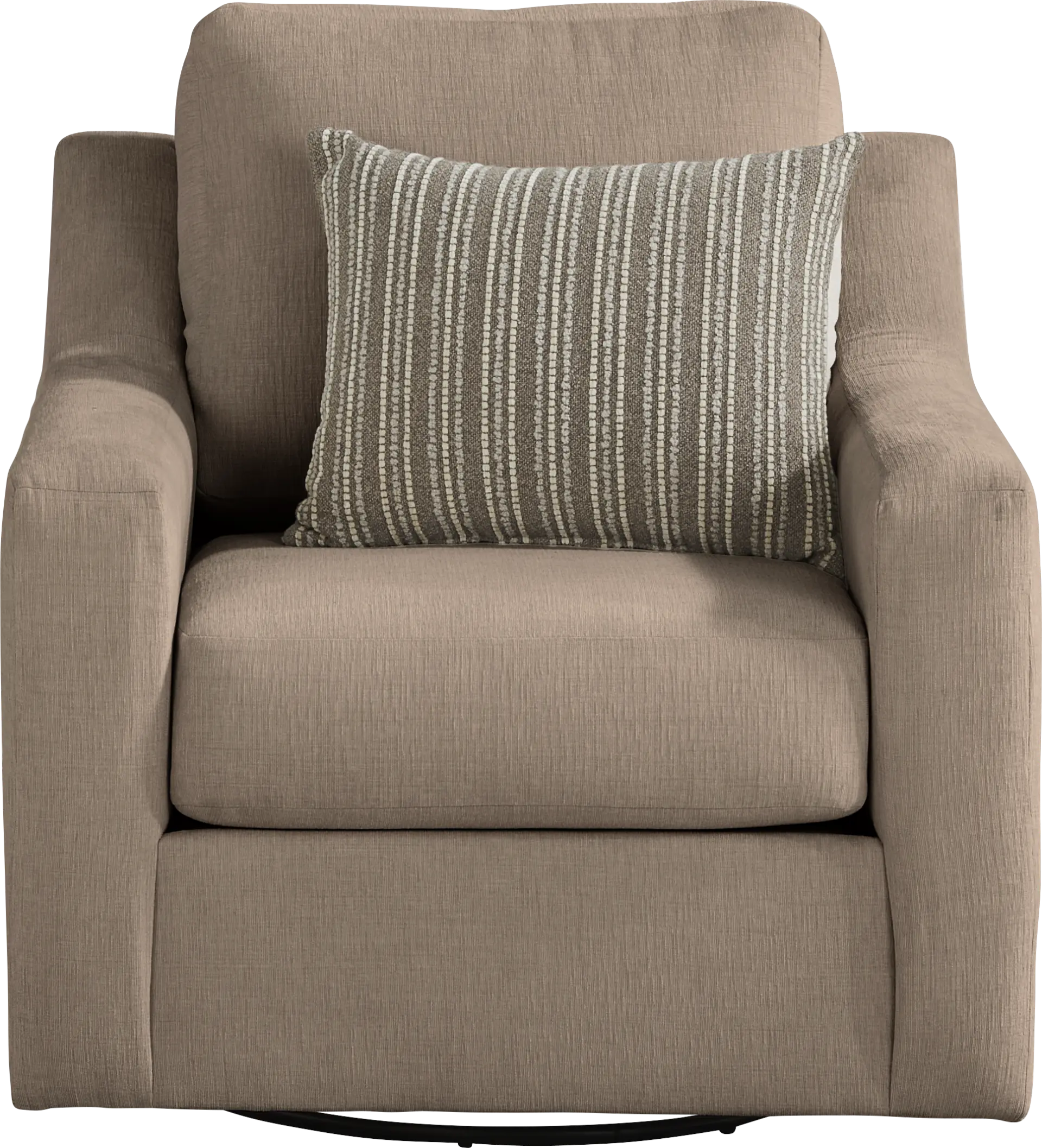 Haskins Brown Swivel Chair