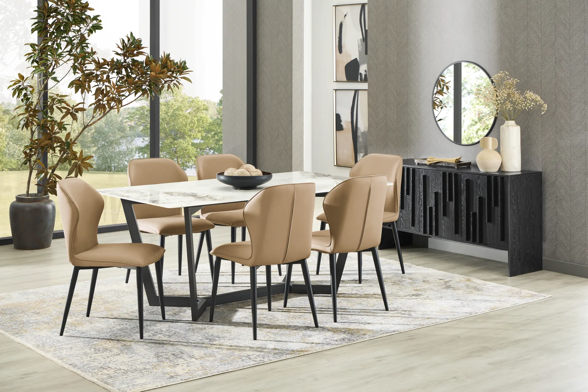 Allici White Dining Table - Image 2
