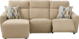 3 pc power reclining left sectional
