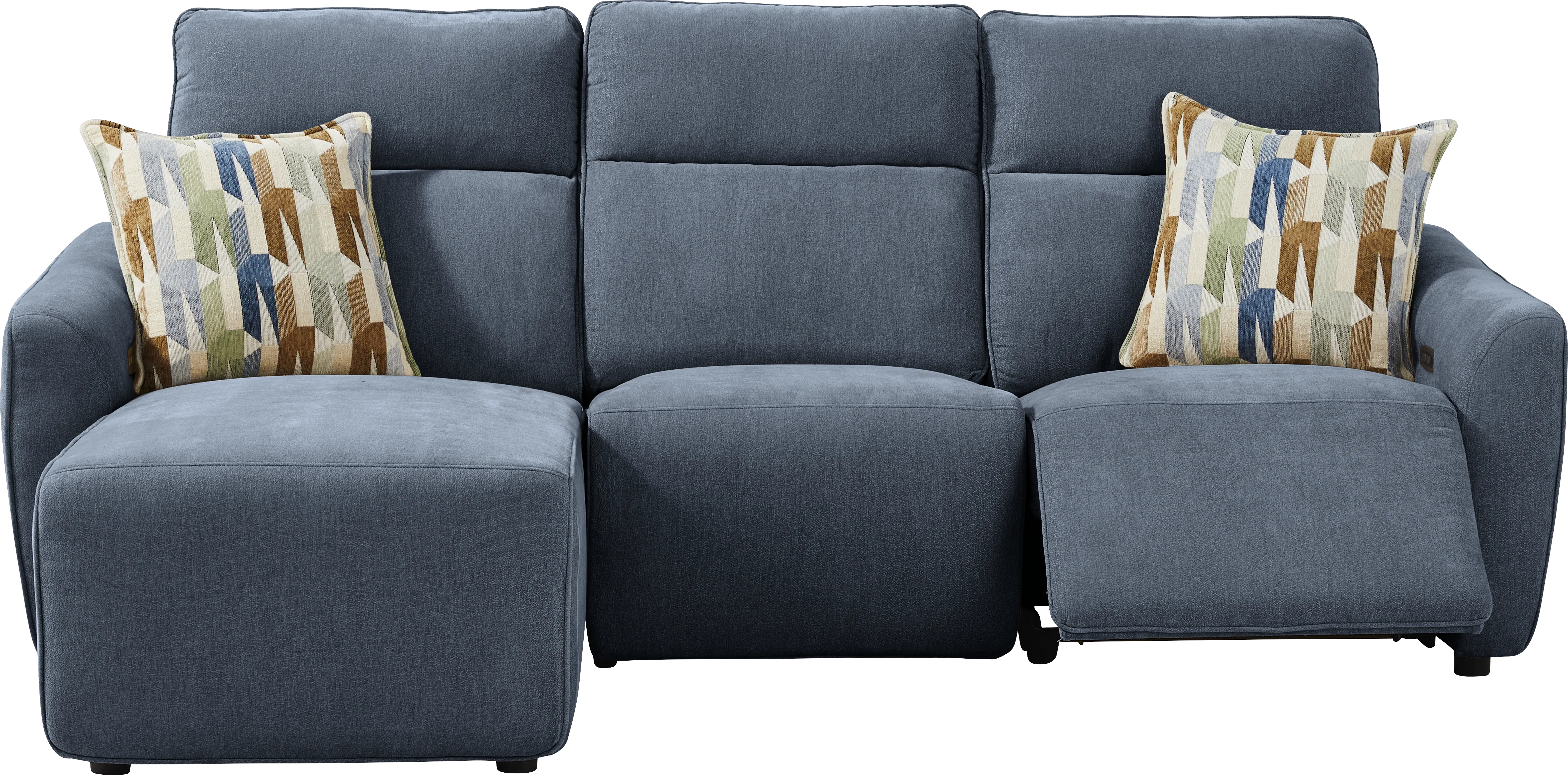Tremont Indigo 6 Pc Power Reclining Sectional Living Room - Thumbnail - Image 2