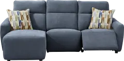 3 pc power reclining left sectional