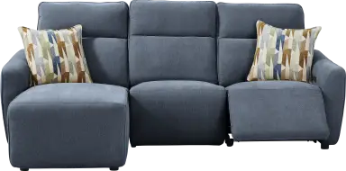 3 pc power reclining left sectional