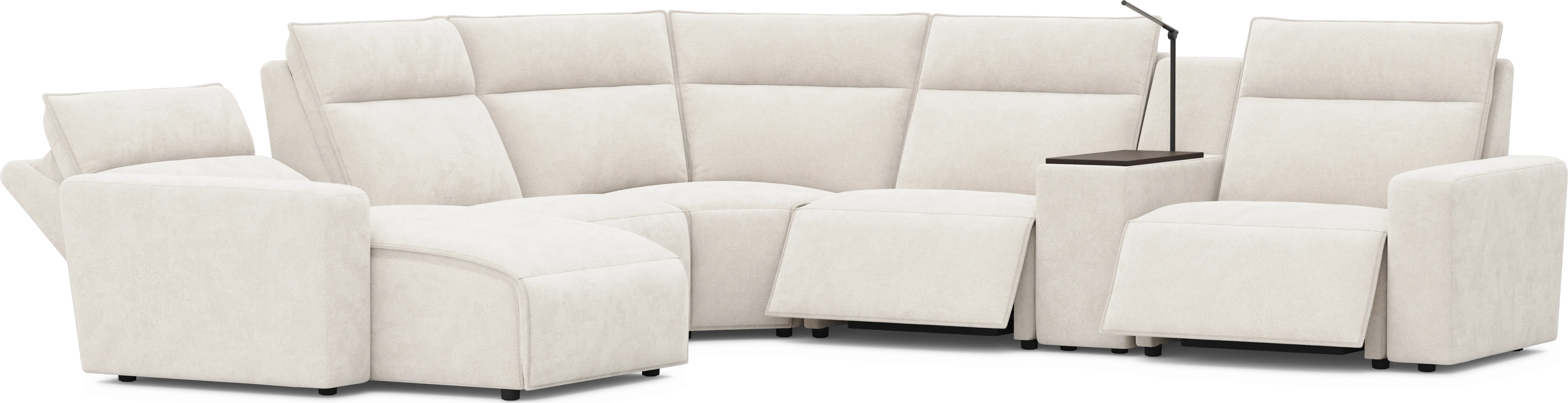 Silver 6 Pc Dual Power Reclining ModularTwo - Thumbnail - Image 1