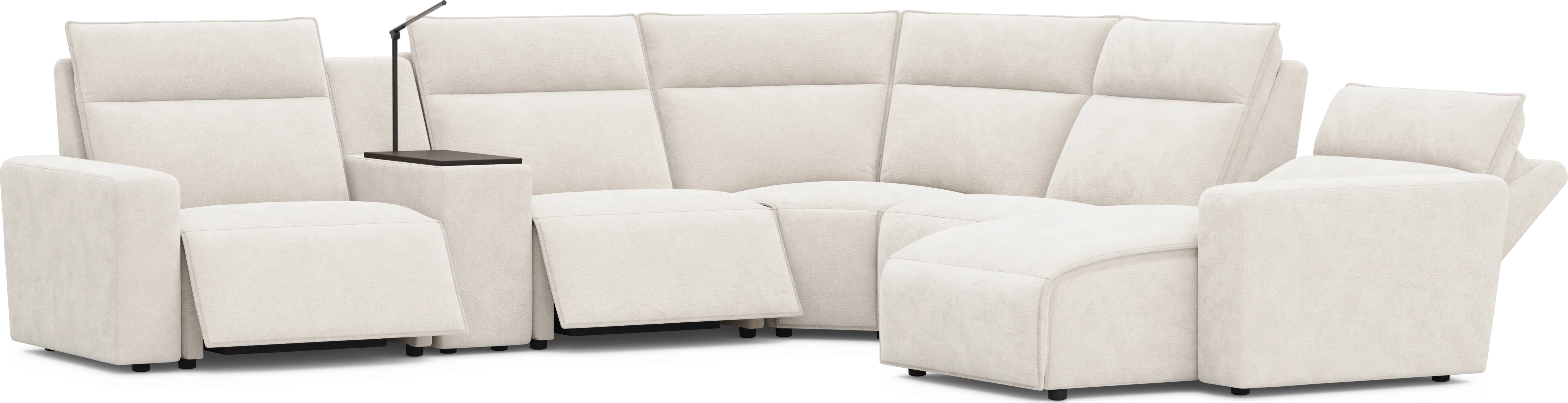 Silver 6 Pc Dual Power Reclining ModularTwo - Thumbnail - Image 1