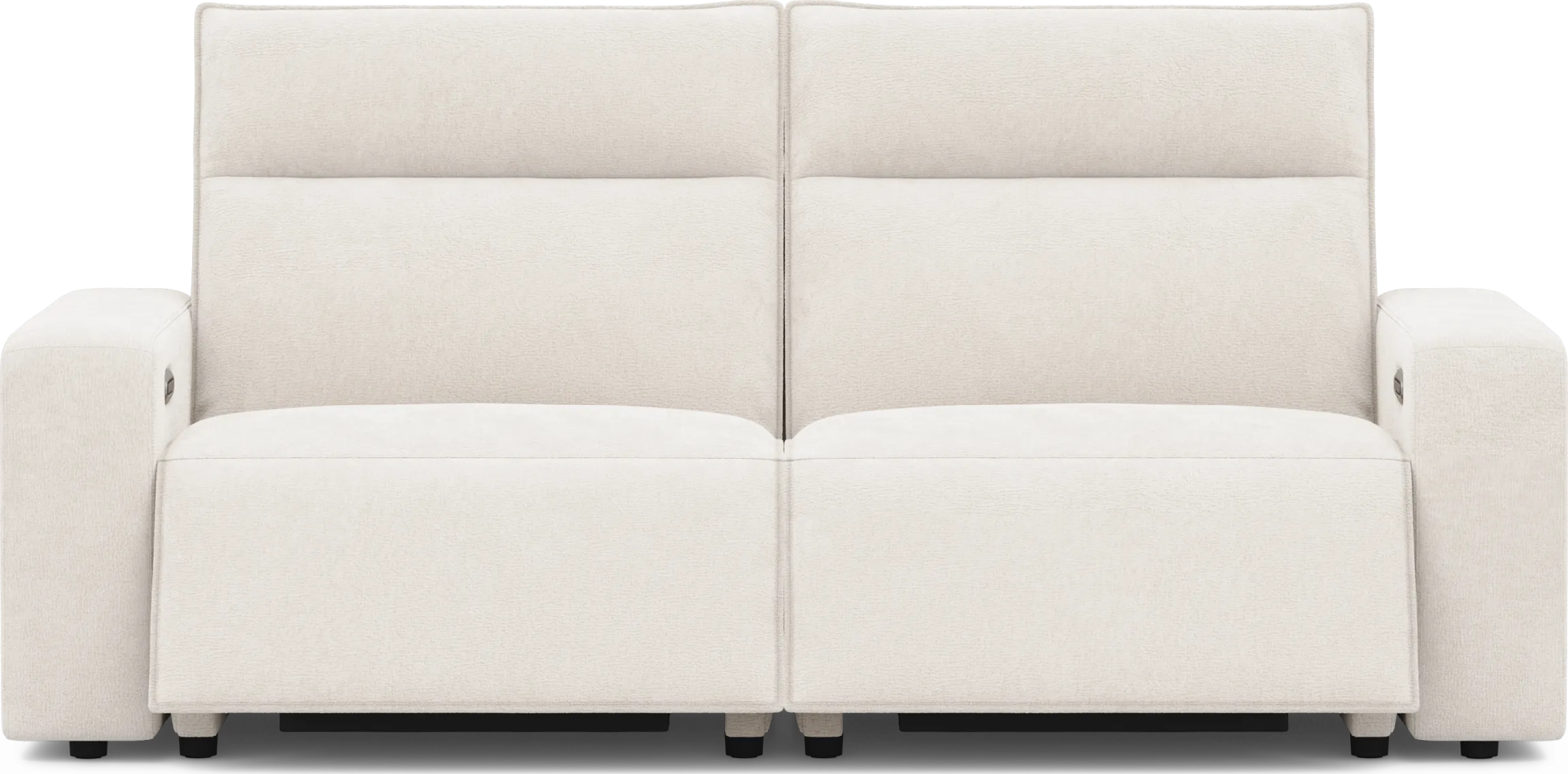 Silver 2 Pc Dual Power Reclining ModularTwo - Image 1