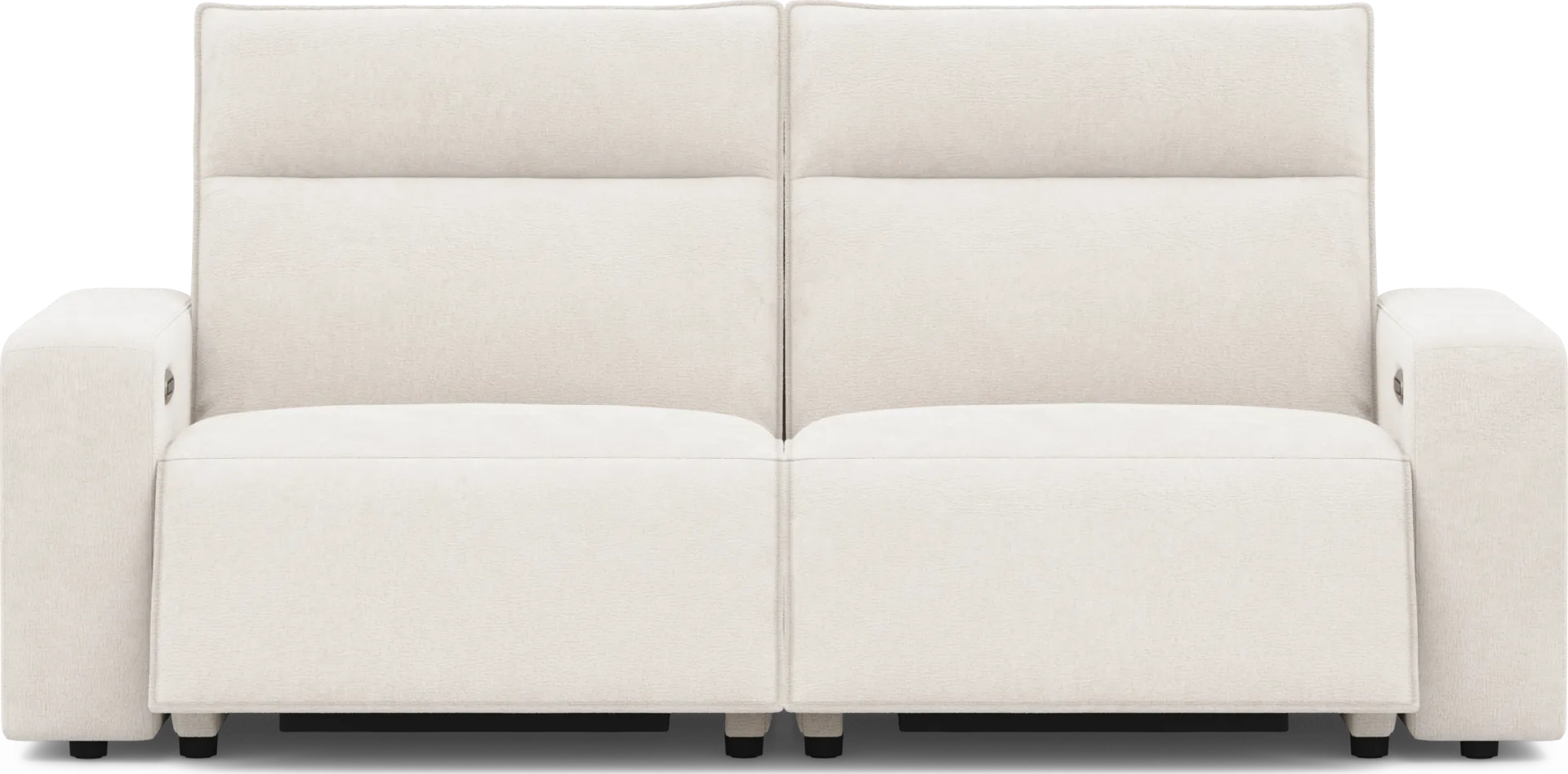 Silver 2 Pc Dual Power Reclining ModularTwo - Image 1