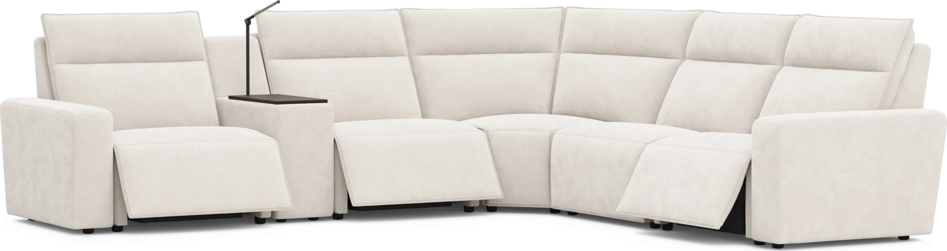 Silver 6 Pc Dual Power Reclining ModularTwo - Image 1