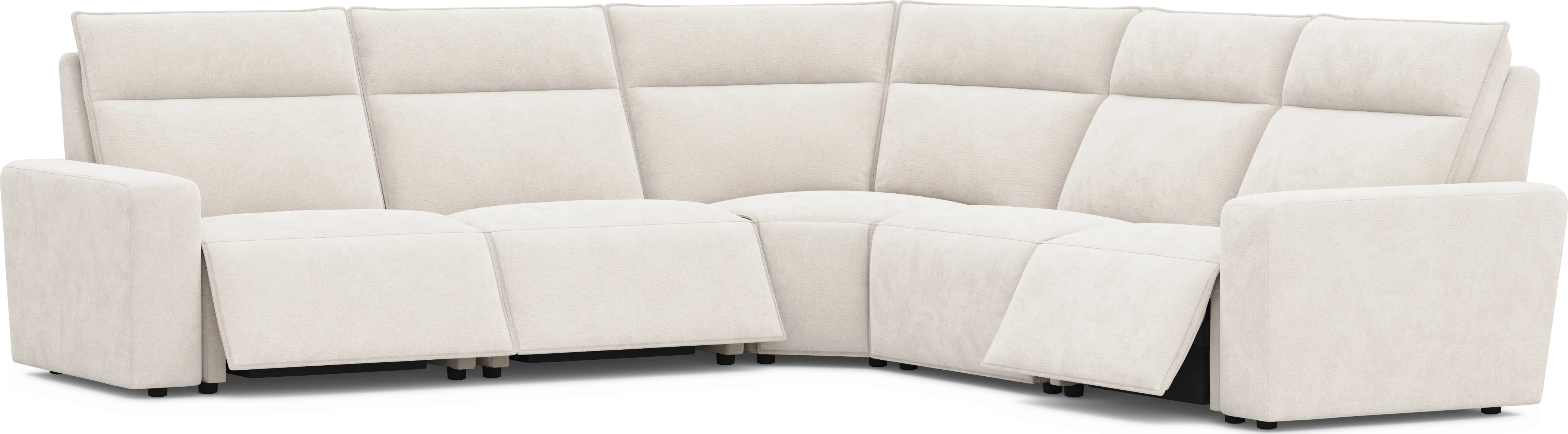 Silver 5 Pc Dual Power Reclining ModularTwo - Thumbnail - Image 1