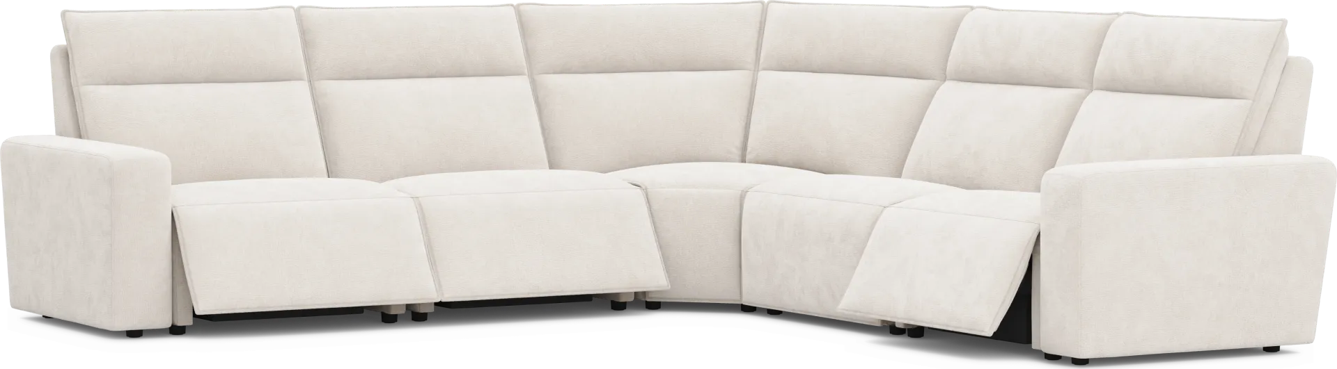 Silver 5 Pc Dual Power Reclining ModularTwo - Image 1