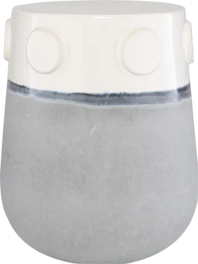 Outdoor Sierre Gray Garden Stool