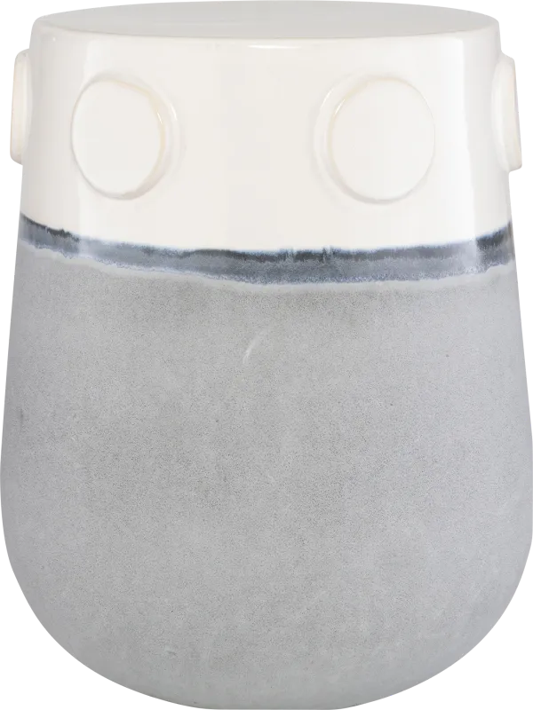 Outdoor Sierre Gray Garden Stool