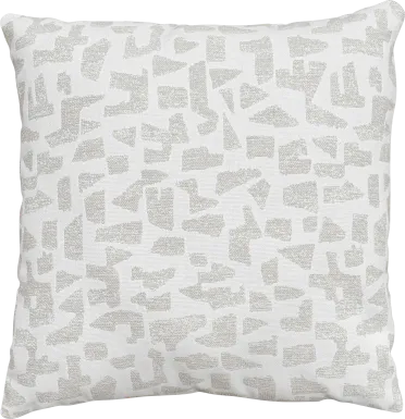 Arika White Indoor/Outdoor Accent Pillow