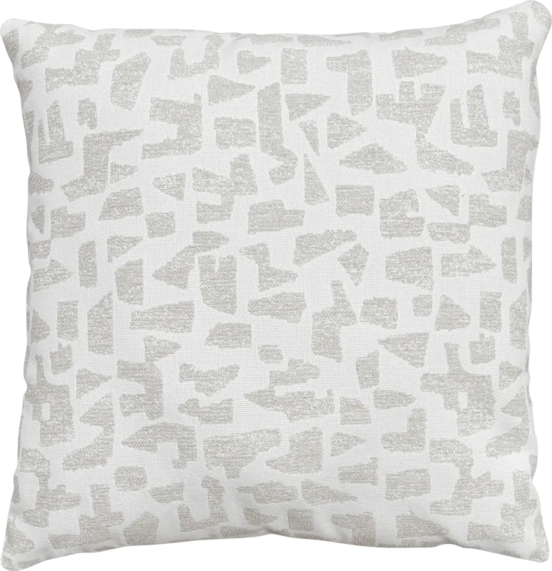 Arika White Indoor/Outdoor Accent Pillow