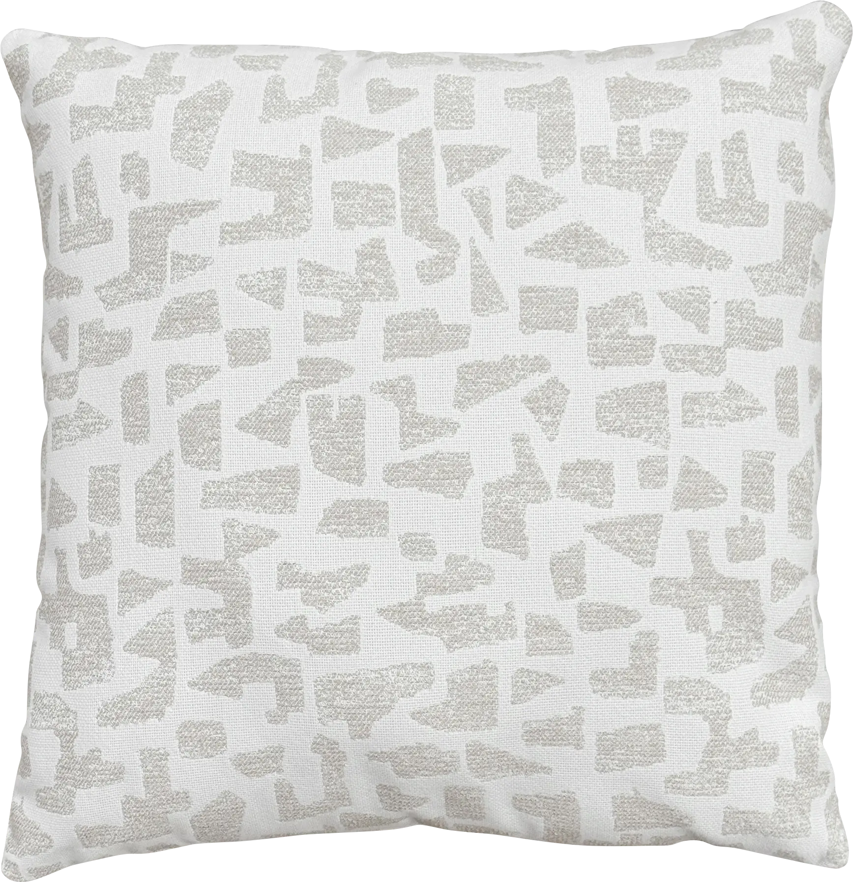Arika White Indoor/Outdoor Accent Pillow