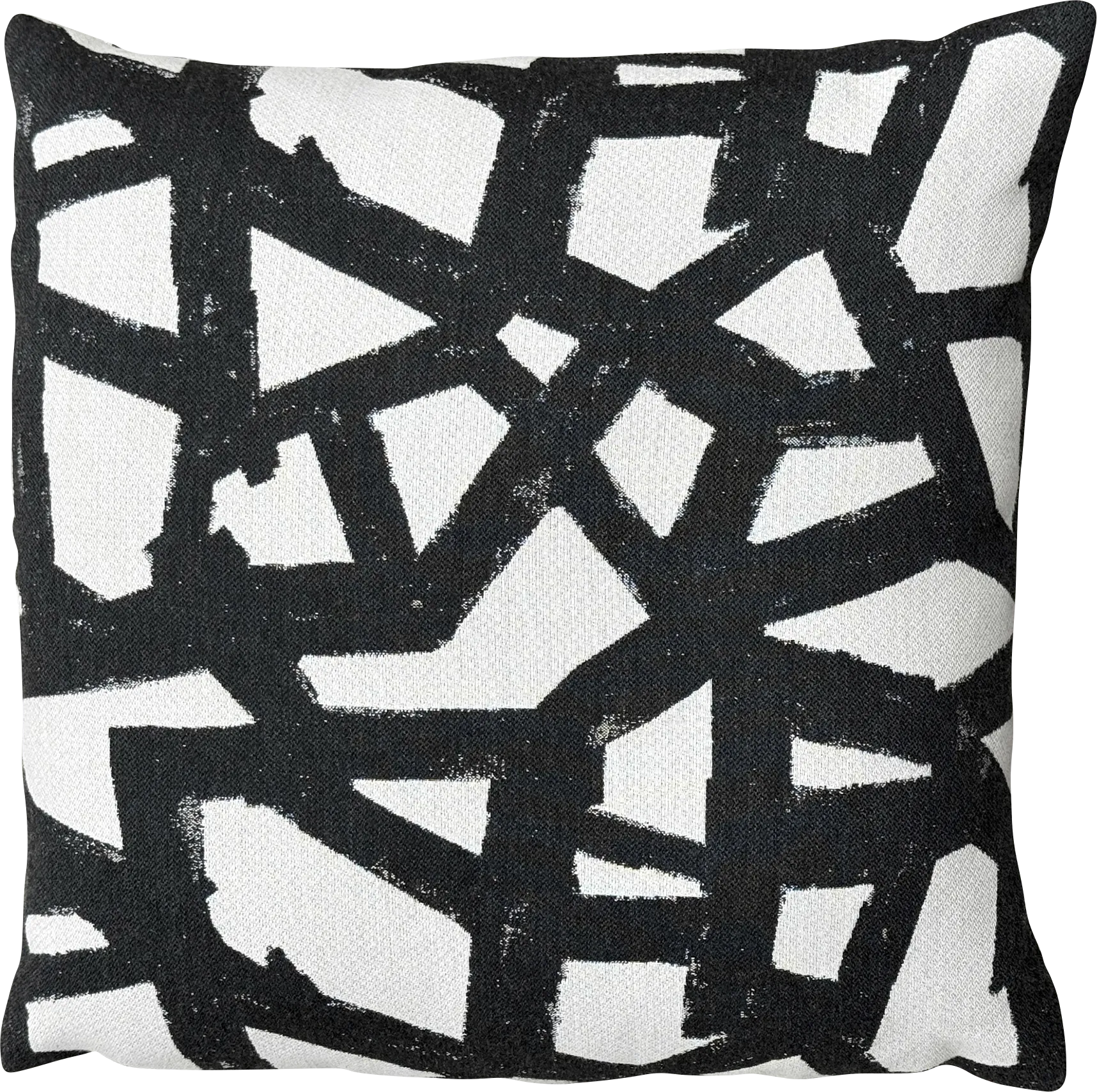 Weliva Black Indoor/Outdoor Accent Pillow - Image 1